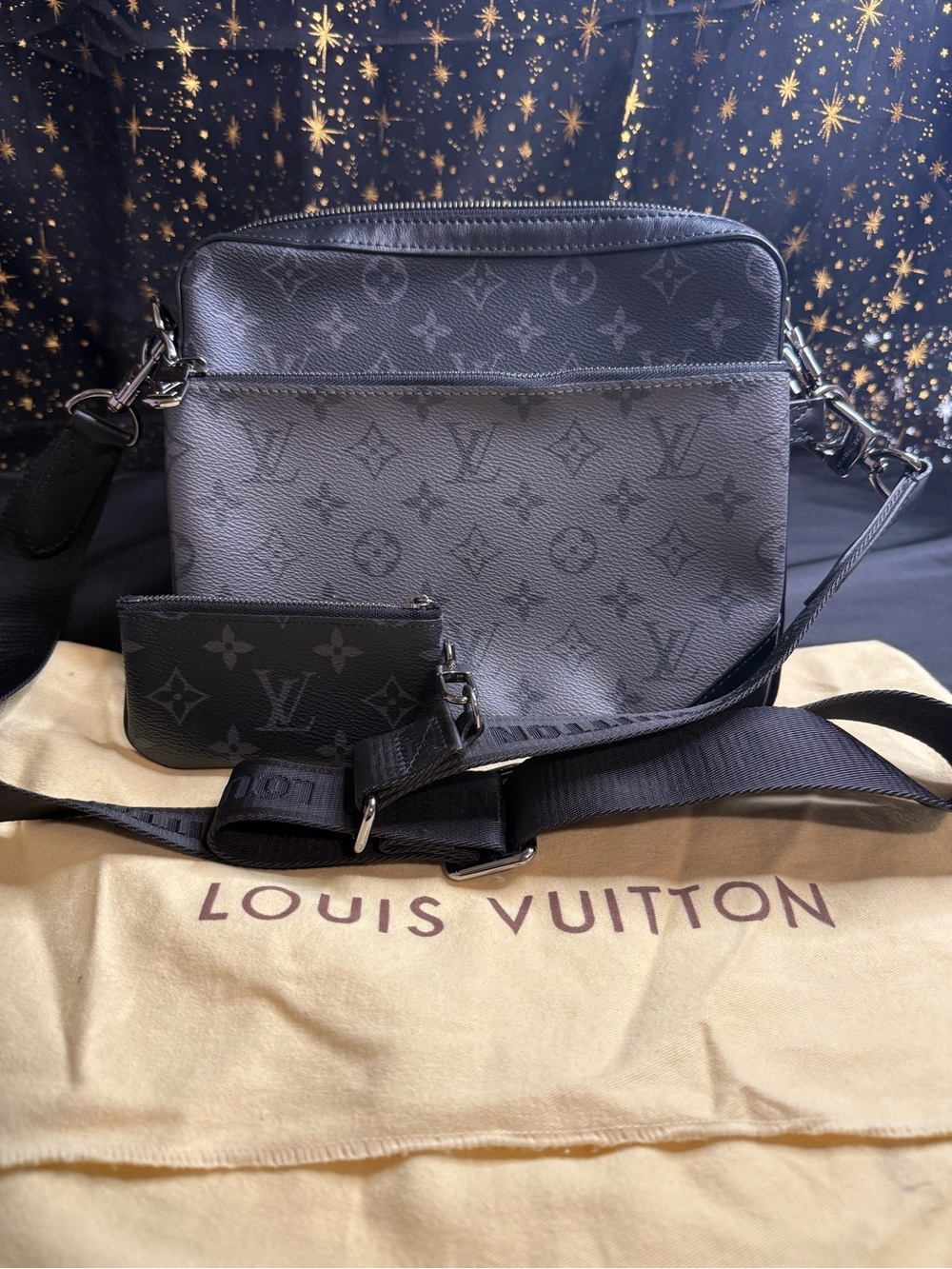 Louis Vuitton Reverse Monogram Eclipse Trio Messenger Bag - Picture 2 of 14